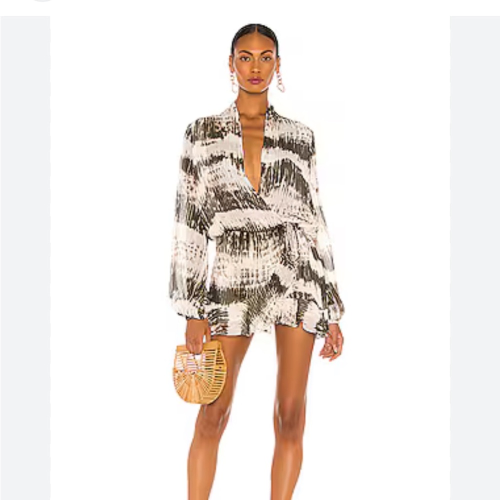 Rococo Sand Long Sleeve Mini Dress